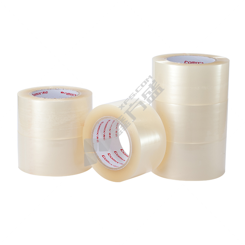 齐心 普透封箱胶带JP6015-6 JP6015-6 60mm*150y 透明