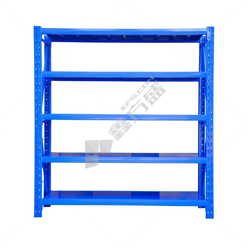 思特博Stable 中型五层货架主架 1800mm*500mm*1800mm（五层，300KG）-蓝色