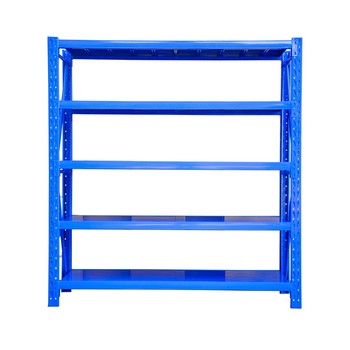 思特博Stable 中型五层货架主架 2000mm*500mm*2000mm（五层，200KG）-蓝色