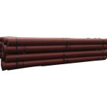 万谷 W1型铸铁排水管 DN50*3m红色