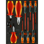 艾威博尔 10件绝缘工具托 380×280×35mm 653015