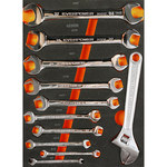 艾威博尔 11件公制双开扳手工具托 380×280×35mm 653005