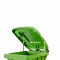 沪洋 垃圾桶脚踏式可挂车 厨余垃圾 120L 绿色