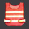 赫力斯 马路反光服 网布背心 均码 橙色