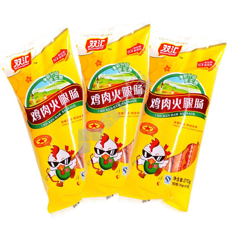 双汇 鸡肉火腿肠 225g 标准