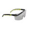 优维斯 防刮防雾安全眼镜9064285 9064285 镜框柠檬色黑色镜片透明2C-1.2