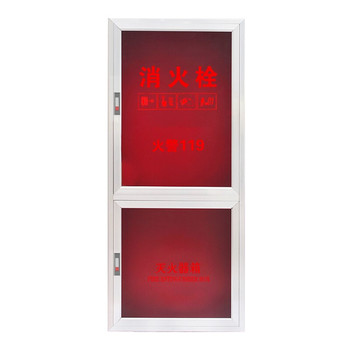 柳成 铝合金消火栓箱门 左开 锁在右 800mm*650mm