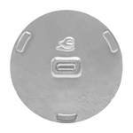 金天和 沟槽衬塑堵头  DN100 φ114 银色