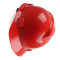 梅思安 ABS一指键标准型安全帽 配尼龙针织 D型下颌带 10146533 V型 红色