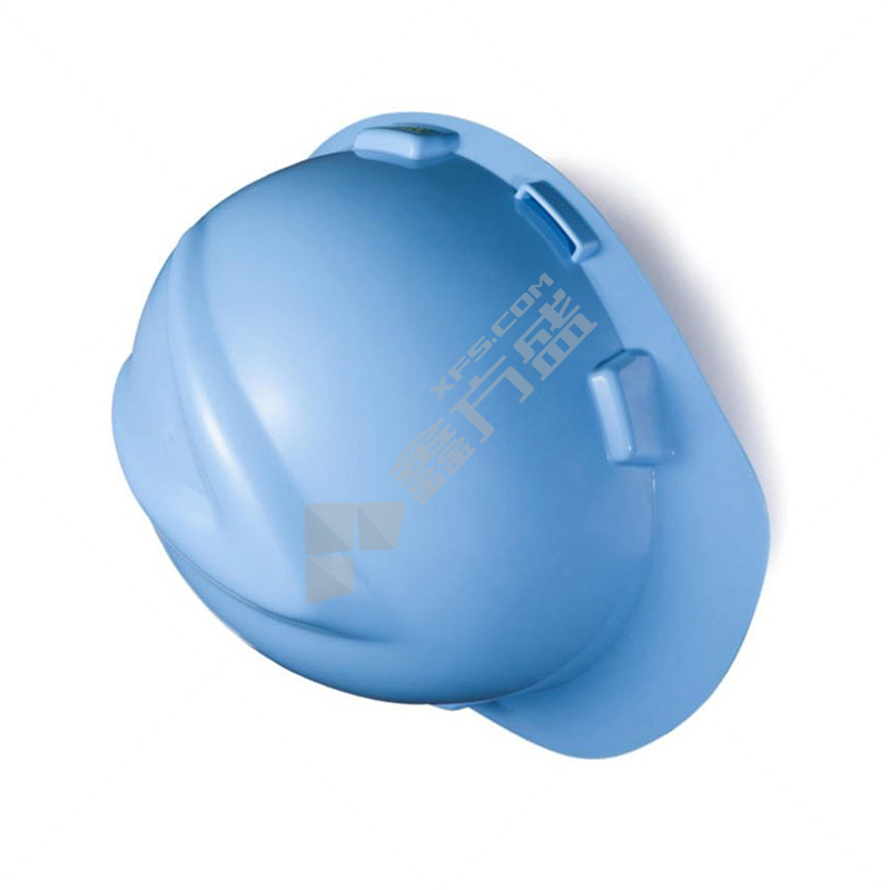 梅思安 ABS一指键标准型安全帽 配C型下颌带 10146499 V型 湖蓝色