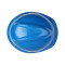 梅思安 PE一指键标准型安全帽 配涤纶PVC D型下颌带 10146468 V型 蓝色