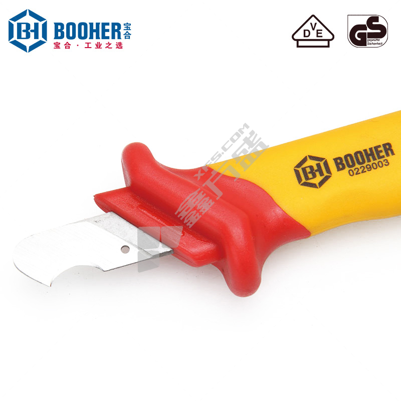 宝合 双色绝缘小圆型电缆刀 BH0229003 28*155mm