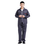 衣路千秋 GZ-0152-B 夏季夏季面料长袖款 作服GZ-0152-B L 炭灰色