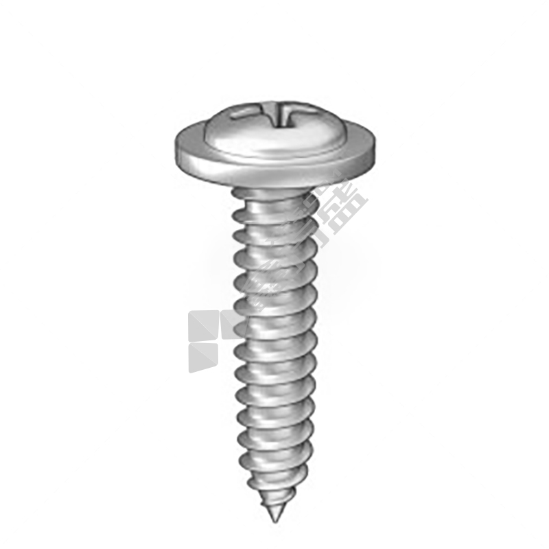 法思特 DIN968 316十字盘头带垫自攻钉4.8洗白 ST4.8 60mm