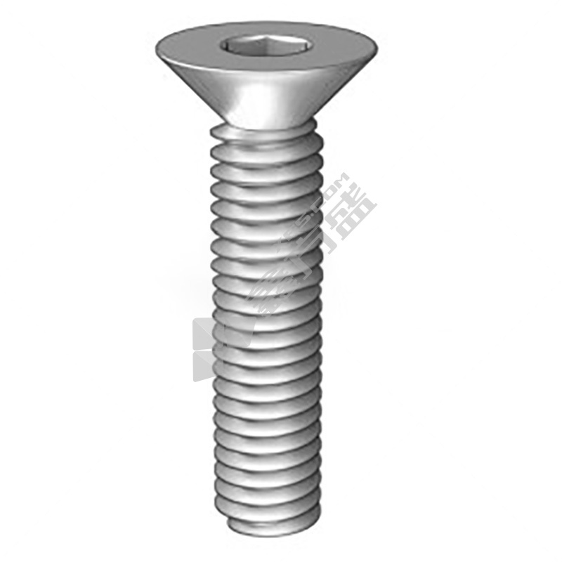 法思特 ANSI/ASME B18.3F 316内六角沉头机螺钉10# 洗白  10#-24  2-1/2