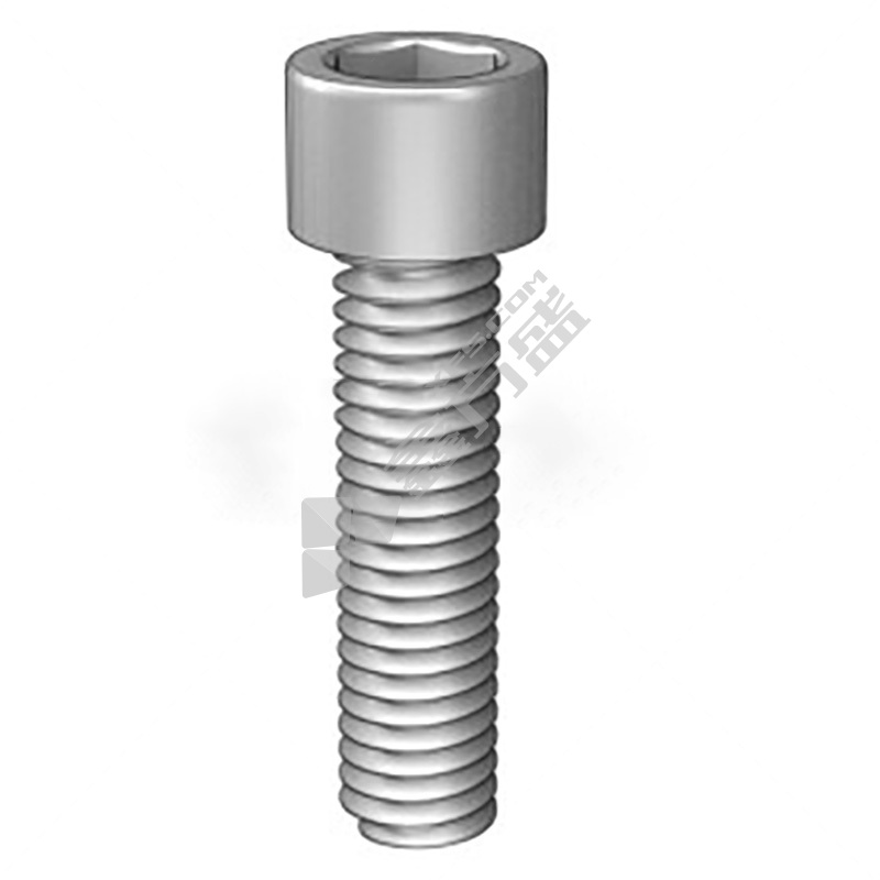 法思特 ANSI/ASME B18.3SH 304内六角圆柱头机螺钉 洗白  1/4-20  1/2