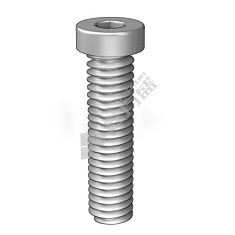 法思特 ANSI/ASME B18.3LSH 304内六角薄圆柱头机螺钉 洗白  1/4-20  1-5/8