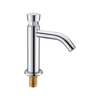 欧泰 OT-401003 单柄单孔 手按延时龙头 面盆龙头 单冷款 铜