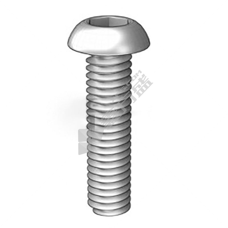 法思特ANSI/ASME B18.3BT 316内六角半圆头机螺钉  3/8-16  2-1/4