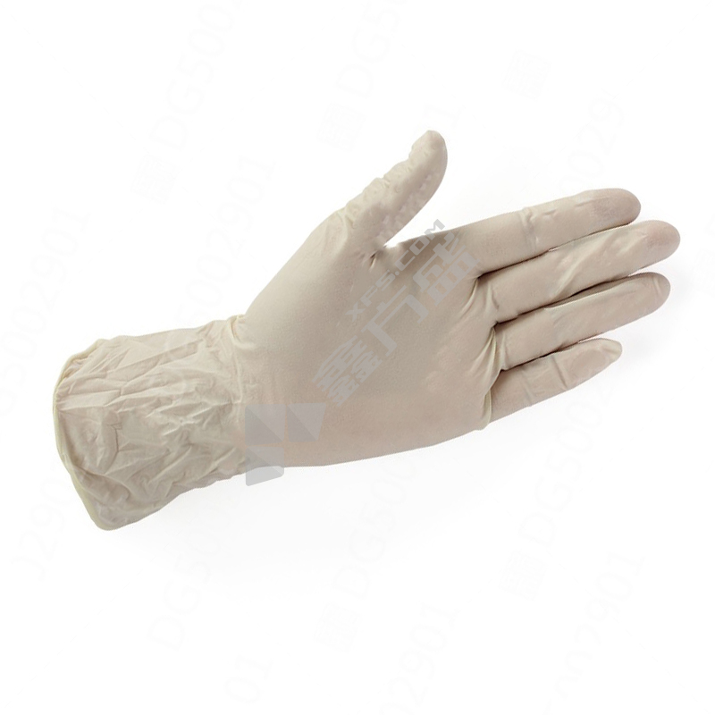 爱马斯 一次性医用检查手套XLFRT 乳白色麻面 中号 乳白色 XLFRT44100