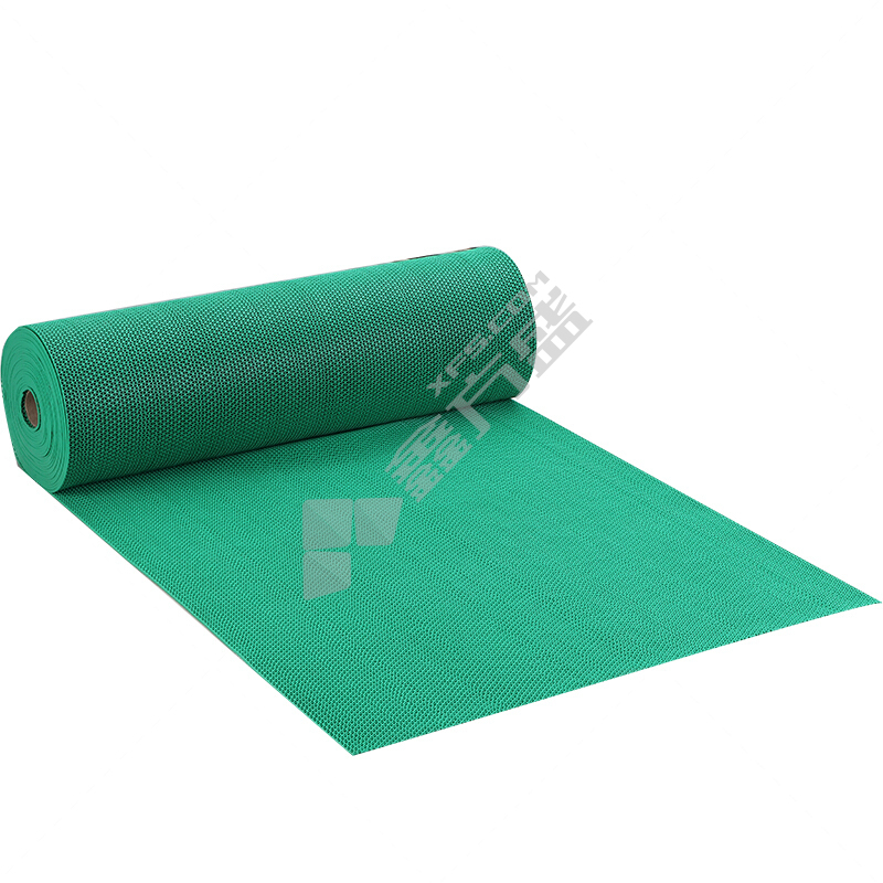 镂空疏水防滑垫 S型 0.9米宽*15米长*4.5mm 绿色