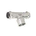 好管中联智通 304不锈钢内牙三通转换接头 DN60*3/4寸