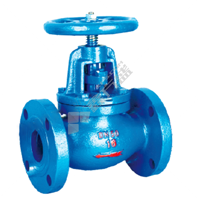 埃美柯 6398B 铁制法兰截止阀 DN50 J41T-16 PN16