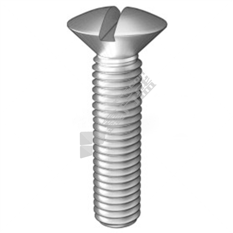 法思特 ISO2010 316一字半沉头机螺钉 洗白 M6 M6 14mm