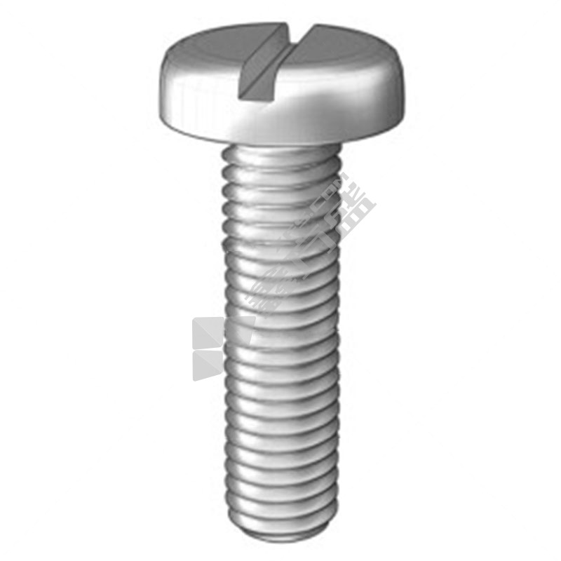 法思特 ISO1580 316一字盘头机螺钉 洗白M10 M10 75mm