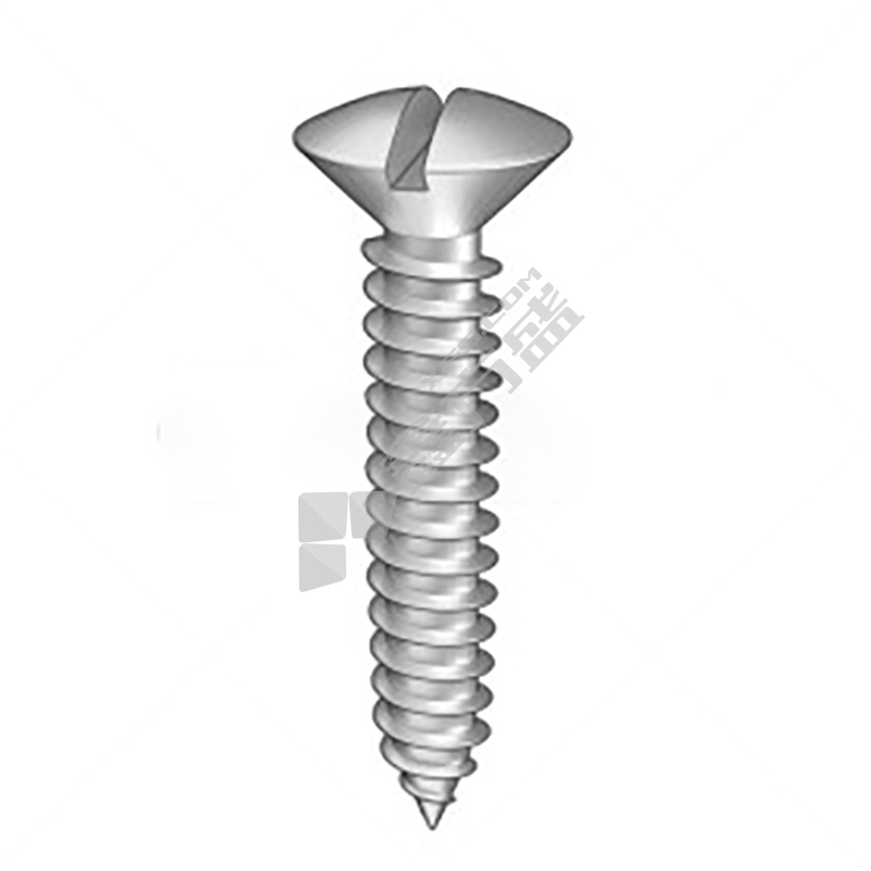 法思特 304一字半沉头自攻钉ST6.3 洗白 DIN7973 ST6.3 100mm