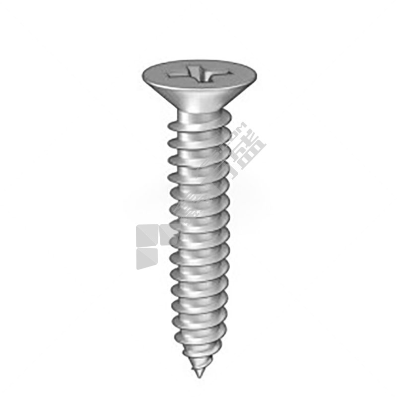法思特 ISO7050 316十字沉头自攻钉 洗白 ST2.2-ST4.8 ST3.9 60mm