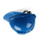 梅思安 PE带孔豪华型一指键安全帽 配涤纶针织D型下颌带 10146627 V型 透气型 蓝色