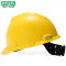 梅思安 PE标准型超爱戴安全帽 配Y型下颌带 10220077 V型 黄色