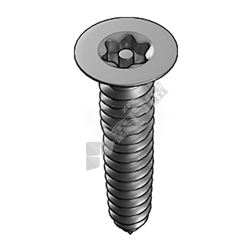 法思特 GB2670.2带柱 304梅花带柱沉头自攻钉 洗白ST4.8 ST4.8 16mm