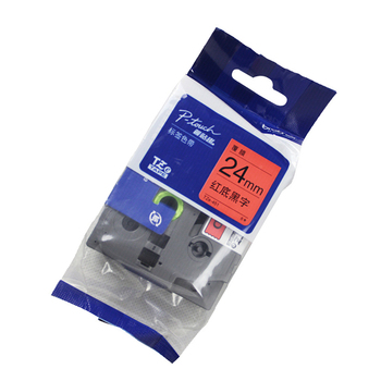 兄弟 TZe-451 色带 红底黑字 TZe-451 24mm