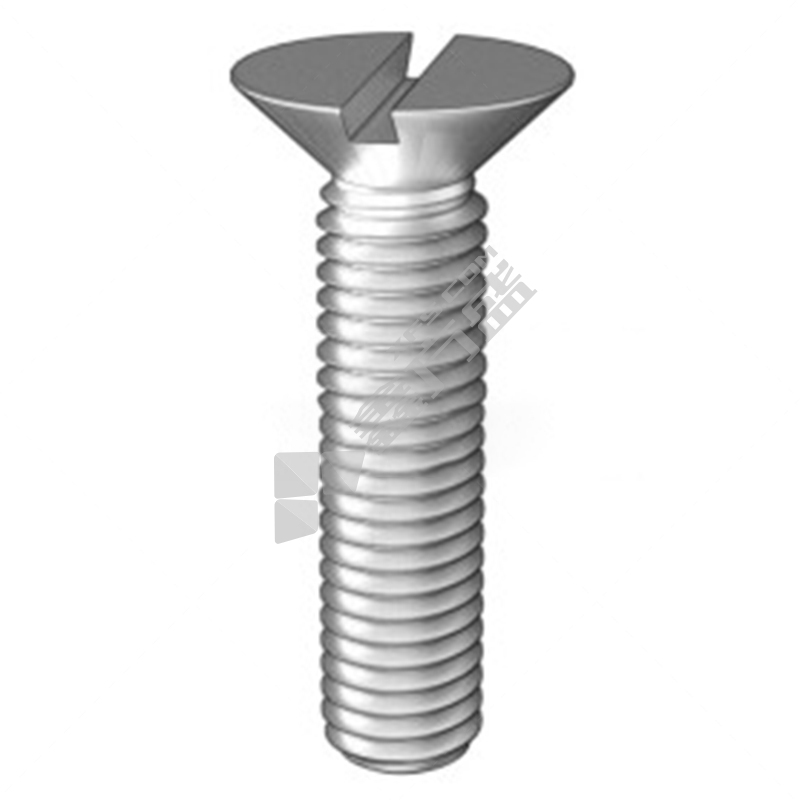 法思特 ISO2009 316一字沉头机螺钉 洗白M3 M3 22mm