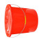 红色塑料水桶 圆桶 带盖 带提手 15L 红色/蓝色随机 38号桶