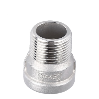 联塑LESSO 304不锈钢等径外牙直接 DN32*1-1/4寸(φ32*1-1/4寸)