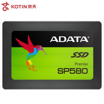 威刚ADATA SSD固态硬盘 SATA3 SP580系列 120G SATA接口 黑色