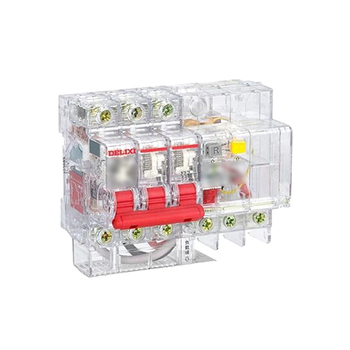 德力西DELIXI 小型漏电保护器DZ47TRLE系列3P DZ47TRLE 透明RCBO 4.5kA 3P D型 10A 30mA 电子式 10A 30mA 3P 4.5kA