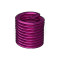 BAERCOIL 304紫红色 钢丝螺套 美制粗牙 自锁有尾 UNC6#-32 1.5d