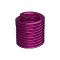 BAERCOIL 304紫红色 钢丝螺套 美制细牙 自锁有尾 UNF7/16-20 2.5d