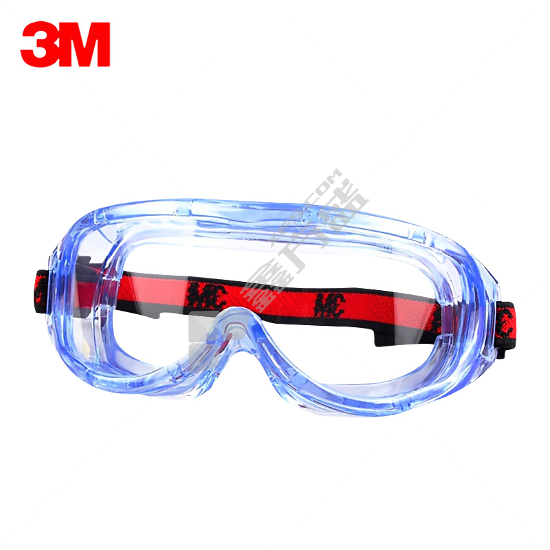 3M 1623AF 防化学防雾 护目镜 透明白色