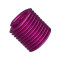 BAERCOIL 304紫红色 钢丝螺套 公制粗牙 自锁有尾 M4 1d 0.7mm