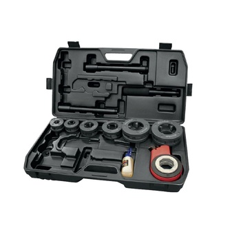 奥戈 折叠式套丝机 组套 含棘轮头手柄 NPT3155208 管径1.1" 4" 2" 5件套 NPT3155208