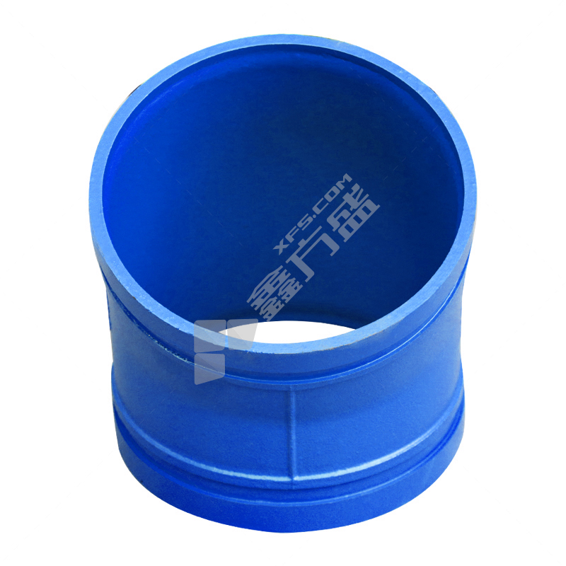 建支 内外涂塑蓝22.5°沟槽弯头 DN150 φ165 蓝色