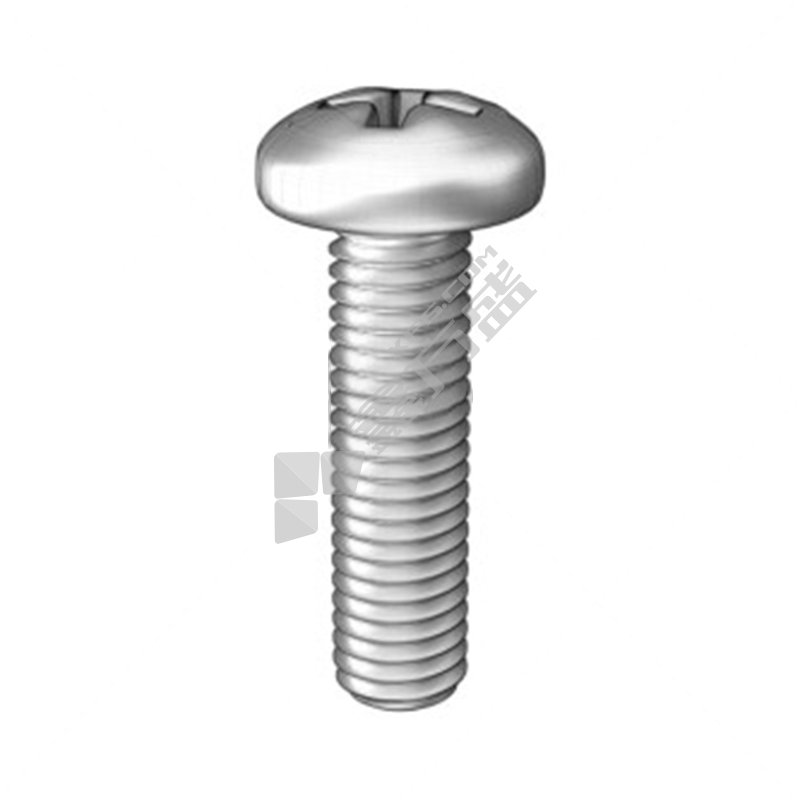 法思特 304十字盘头机螺钉耐蓝落 带蓝胶 M5 0mm