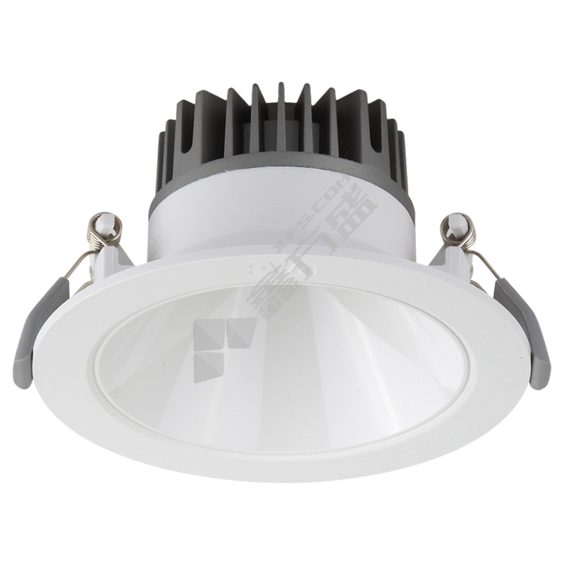 雷士照明 LED筒灯NLED9254A 8w/3500k 哑光银 深藏防眩