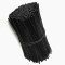安赛瑞 捆扎线 黑扁包塑铁丝 包塑铁丝   黑扁 长25cm