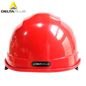 代尔塔 高密度聚丙烯抗紫外线石英3型PP安全帽 102008 红色 8点织物内衬